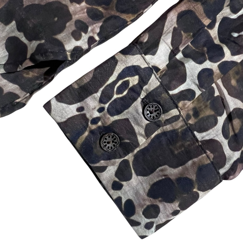 Bailey 44| Button Down Leopard Print Blouse | Lar… - image 4